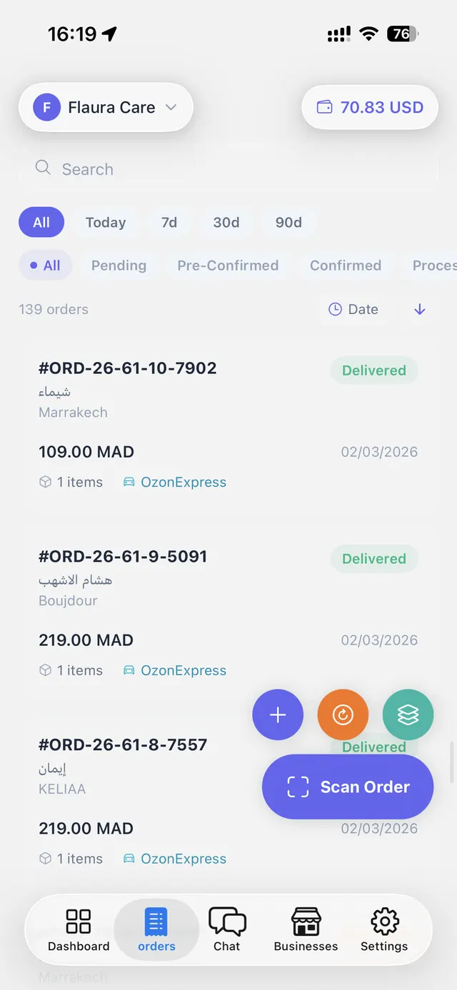 AI and human chat conversations